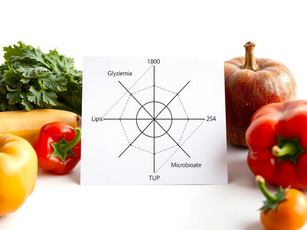 Diagramme radar des biomarqueurs