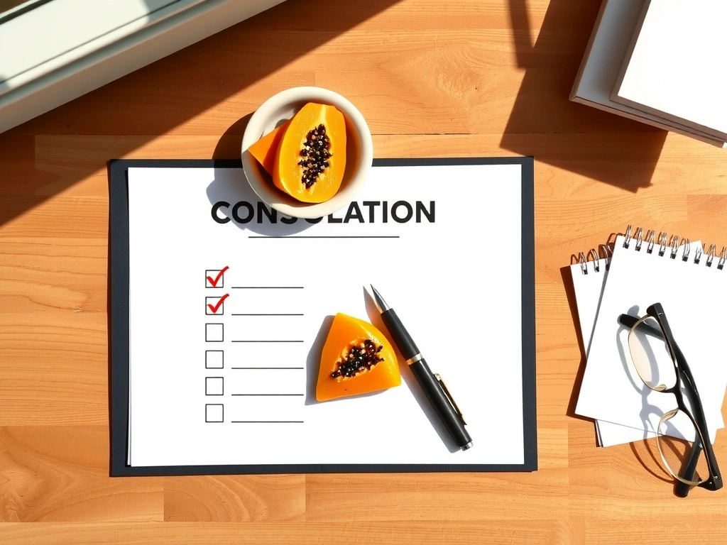 Consultation toolkit flat lay